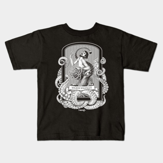 Wilbur Whateley Lovecraft Kids T-Shirt by EmptyIs